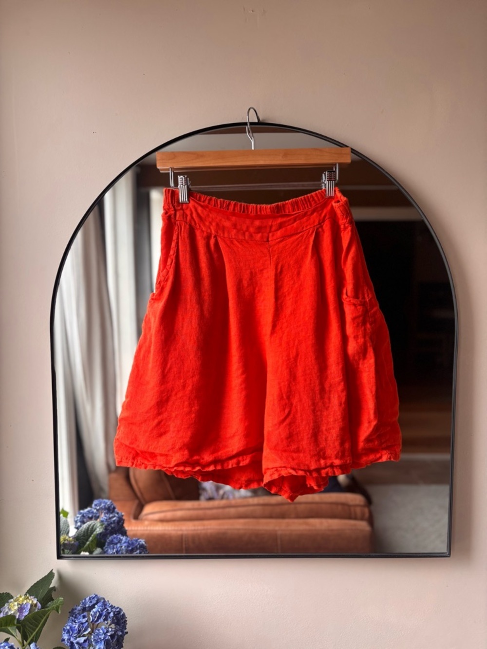 THE GLOBAL MARKET | linen shorts | size Large/ xl